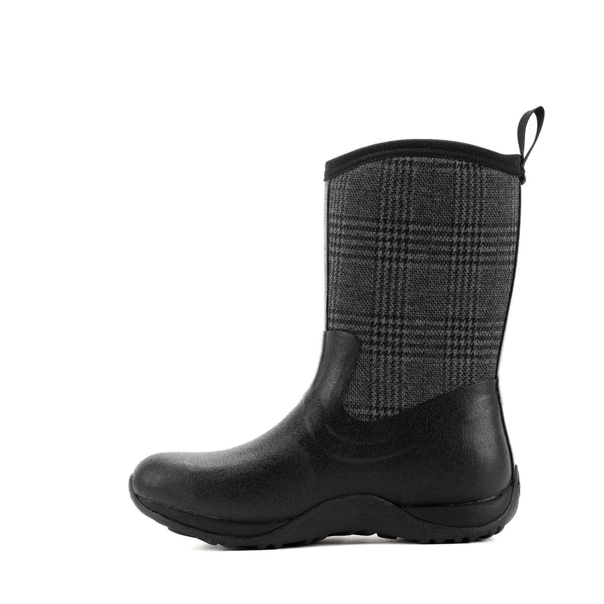 Muck Boots Womens Arctic Weekend Pull On Wellington Boot Black/Plaid