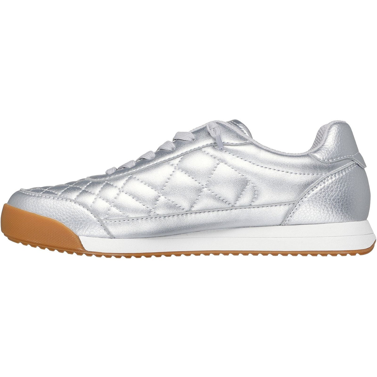 Skechers Womens BOBS Billie Wild Comfort Trainers Silver