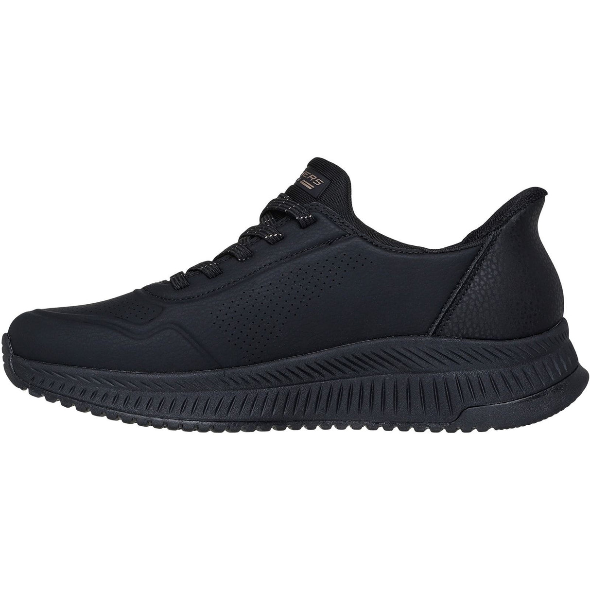 Skechers Womens BOBS Squad 4 Key Look Trainers Black