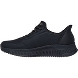 Skechers Womens BOBS Squad 4 Key Look Trainers Black