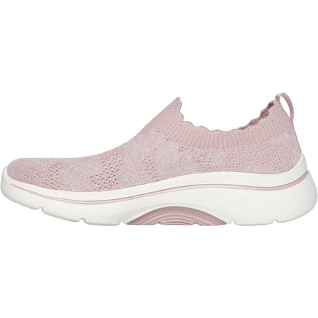 Skechers Womens GO WALK Arch Fit 2.0 Rosa Linda Trainer Mauve