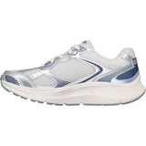 Skechers Womens GO RUN Consistent 2.0 Volt Trainer Silver/Navy