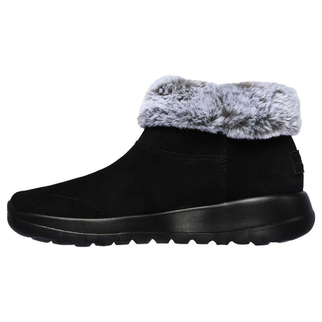 Skechers Womens On The Go Joy Savvy Wide Boot Black/Grey