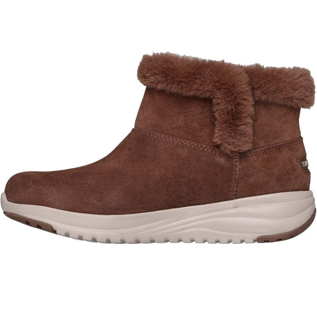 Skechers Womens On-the-GO Stellar - Cozy Step Shoe Chocolate