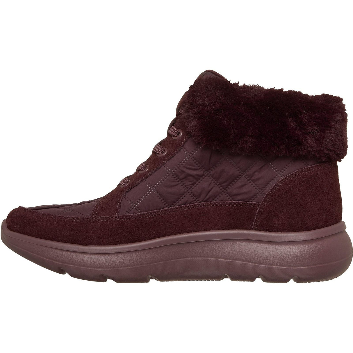 Skechers Womens On-The-Go Encore Elisa Boots Burgundy