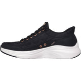 Skechers Womens Contour Foam Golden Hour Trainers Black/Rose Gold