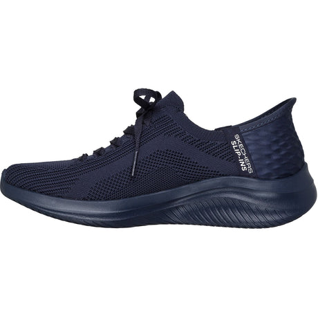Skechers Womens Ultra Flex 3.0 Pure Color Trainers Dark Navy