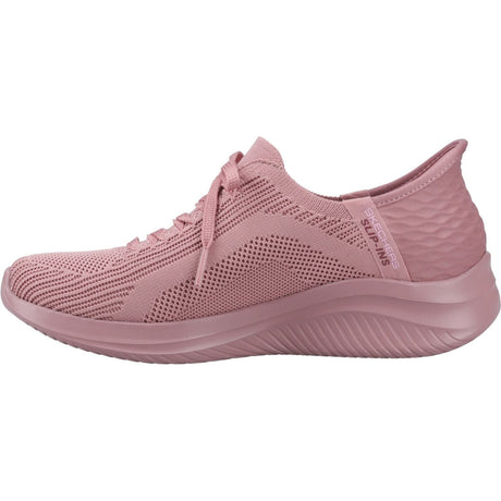 Skechers Womens Ultra Flex 3.0 Pure Color Trainers Mauve
