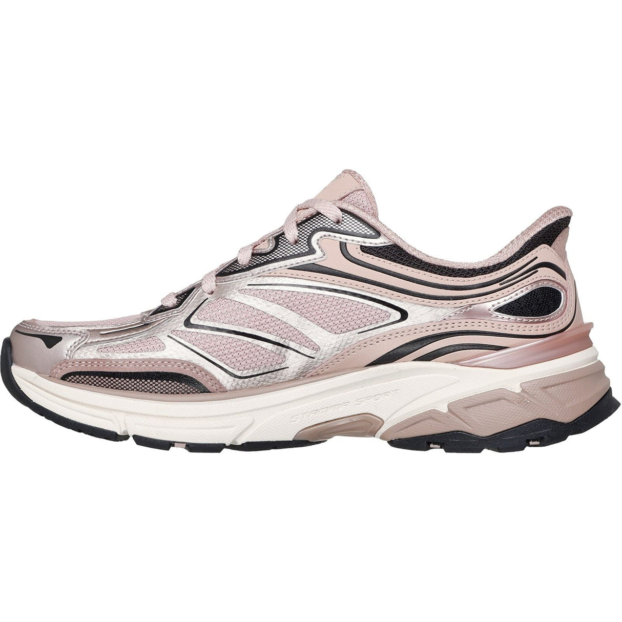 Skechers Womens Stamina Sport Trainer Rose