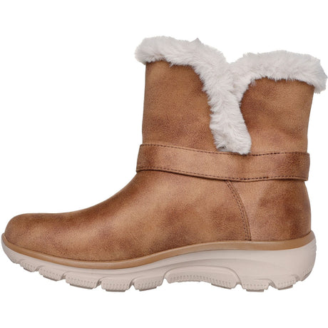 Skechers Womens Easy Going Dreamers Move Ankle Boots Chestnut