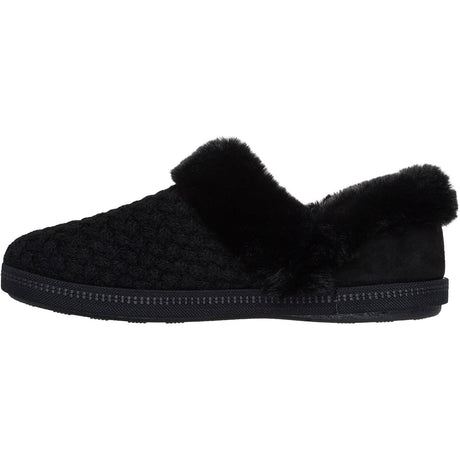 Skechers Womens Cozy Campfire Frosty Promise Slippers Black