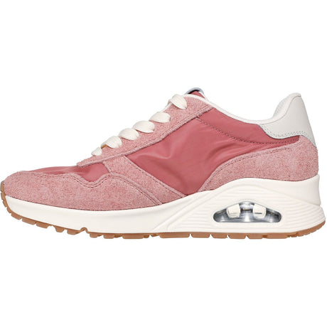 Skechers Womens Uno Vintage Dayz Trainers Rose