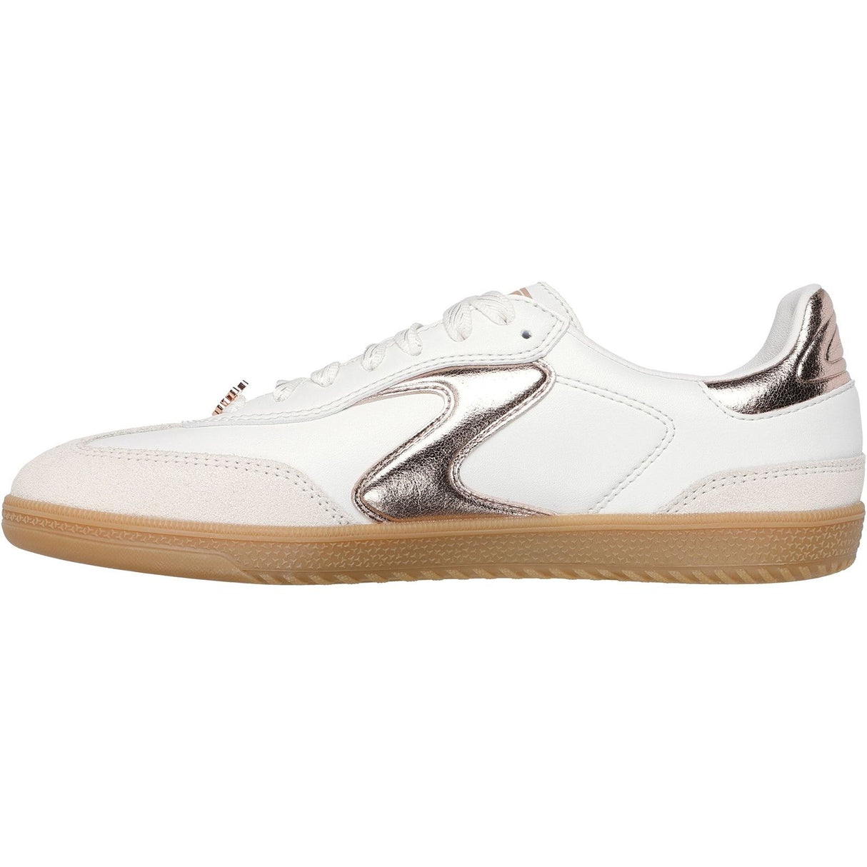 Skechers Womens Hotshot Cool Glow Trainer White/Rose Gold