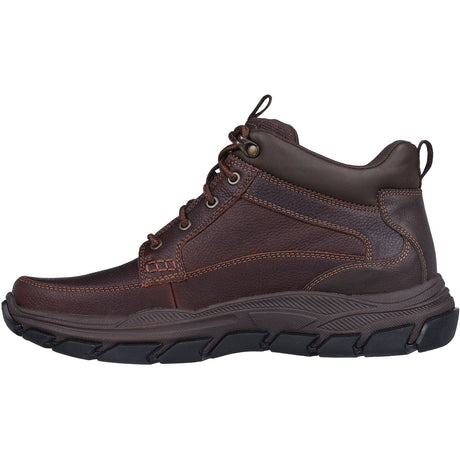Skechers Mens Respected Boswell Hiker Red/Brown