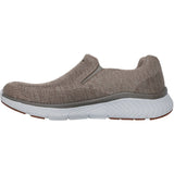 Skechers Mens Arch Fit Crosser Locke Trainer Taupe