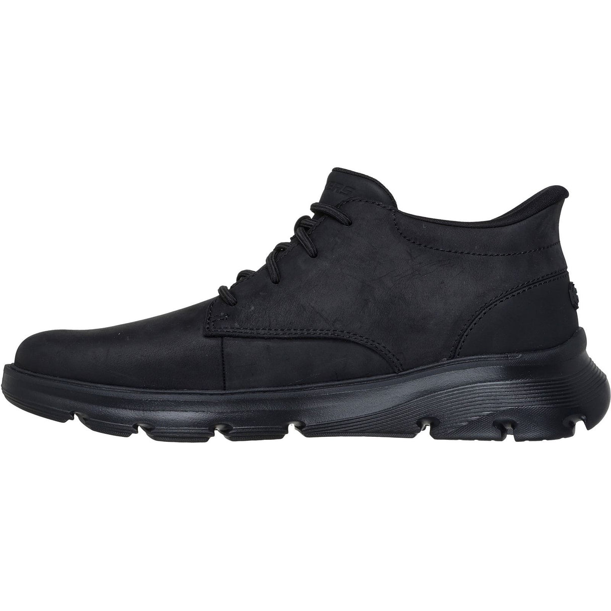 Skechers Mens Arch Fit Garza Ridley Chukka Boot Black