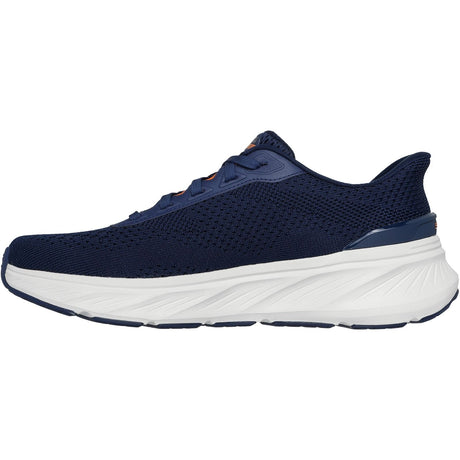 Skechers Mens Edgeride Trainer Navy/Orange