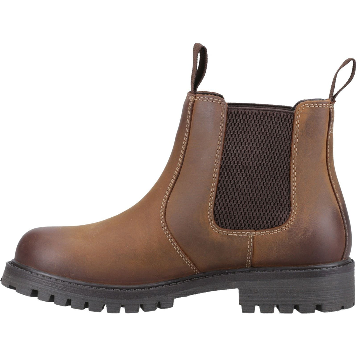 Cotswold Junior Kids Aston Pull On Dealer Boot Tan