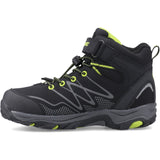 Hi-Tec Junior Boys Blackout Mid Boots Black/Lime
