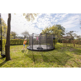 BERG Favorit InGround 430 Trampoline Grey + Safety Net Comfort