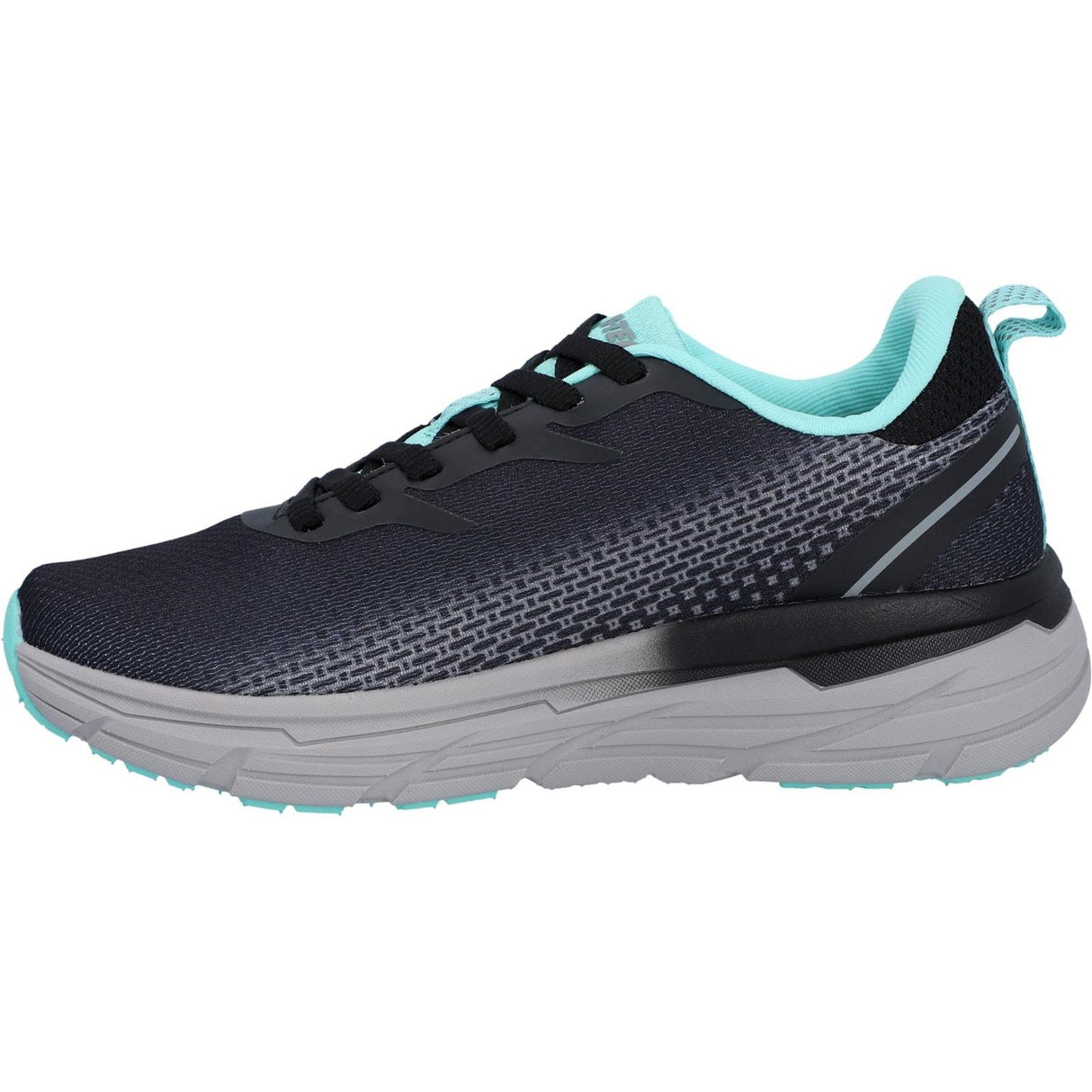 Hi-Tec Womens Promenade Trainers Black/Grey/Mint