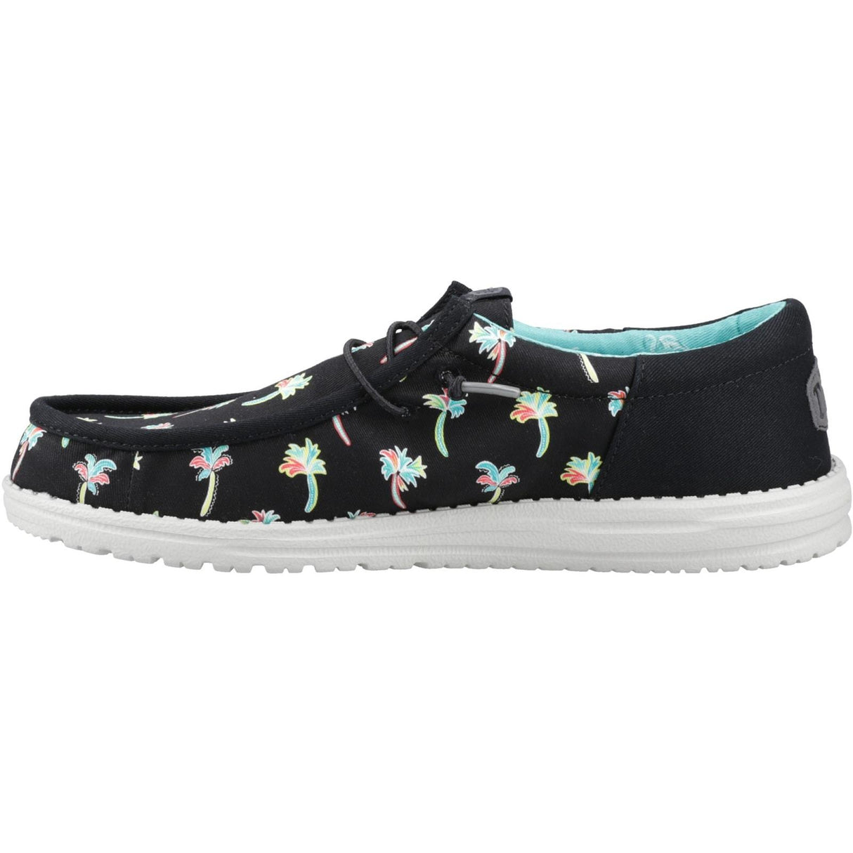 HEYDUDE Mens Wally Funk Party Palm Shoes Black/Multi