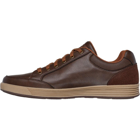 Skechers Mens Cavell Sparkman Shoes Chocolate