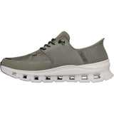 Skechers Mens Glide-Step Pro Shoe Olive/Black