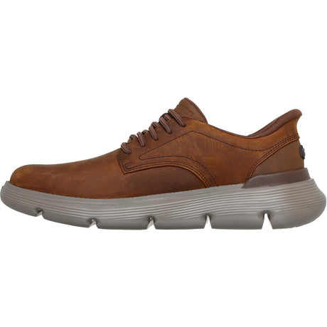 Skechers Mens Garza Duran Shoe Dark Brown