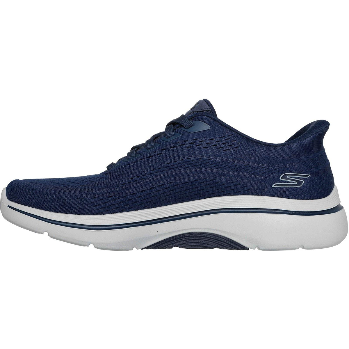 Skechers Mens GO WALK Arch Fit 2.0 Percy Trainer Navy/Grey