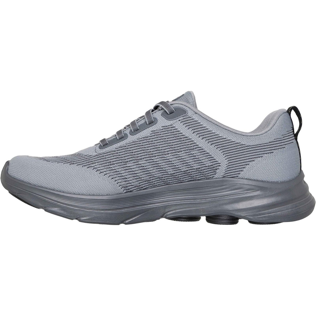 Skechers Mens GO Walk 8 Day Trainer Grey/Yellow