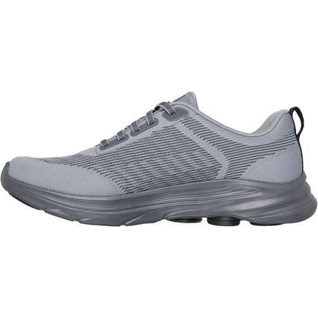 Skechers Mens GO Walk 8 Day Trainer Grey/Yellow