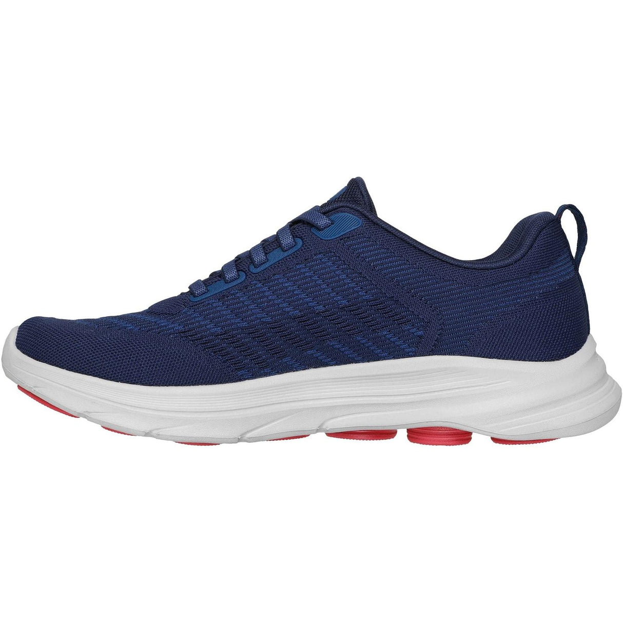 Skechers Mens GO Walk 8 Day Trainer Navy/Red