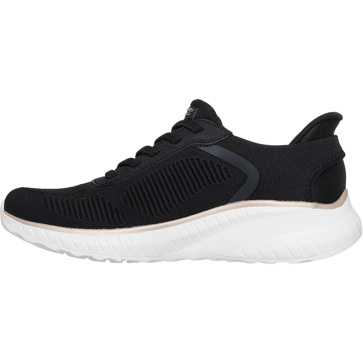Skechers Womens BOBS Sport Squad Chaos Shoe Black/Gold