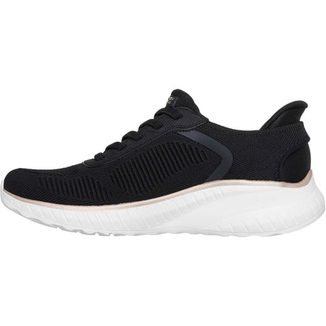 Skechers Womens BOBS Sport Squad Chaos Shoe Black/Gold