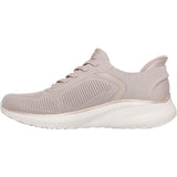 Skechers Womens BOBS Sport Squad Chaos Shoe Natural/Gold