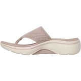Skechers Womens Go Walk Arch Fit 2.0 Sandal Taupe
