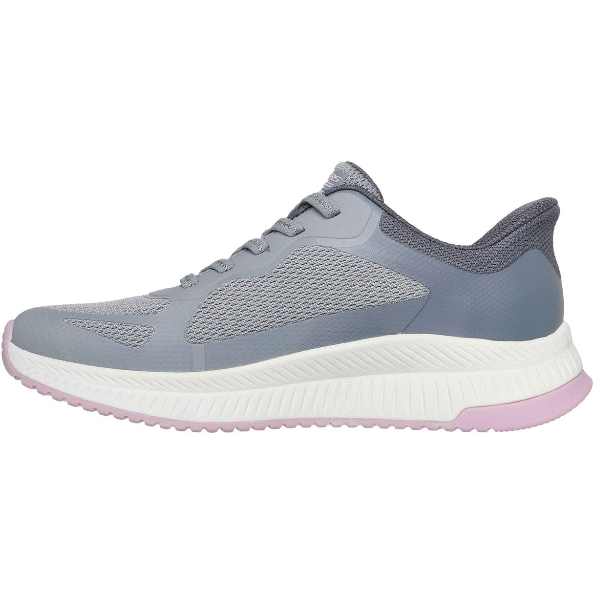 Skechers Womens BOBS Squad 4 Staple Look Trainer Grey/Multi