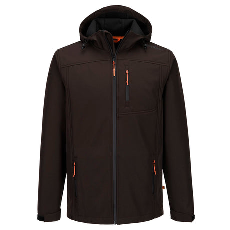 Portwest Portrush Mens Softshell Jacket Black Coffee