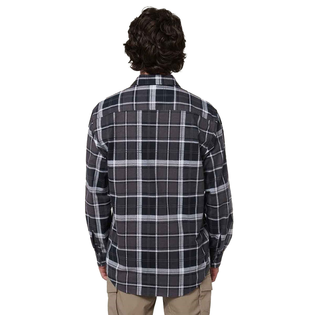 Hard Yakka Mens Core Flannel Shirt Charcoal