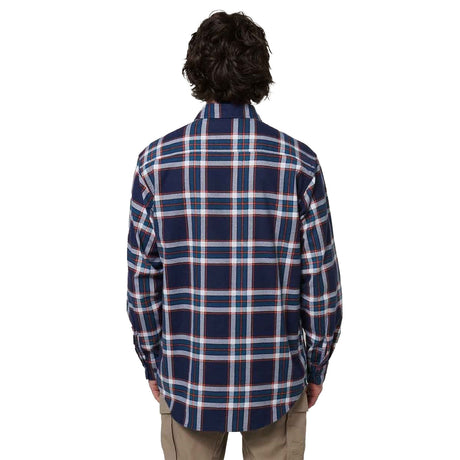 Hard Yakka Mens Core Flannel Shirt Navy
