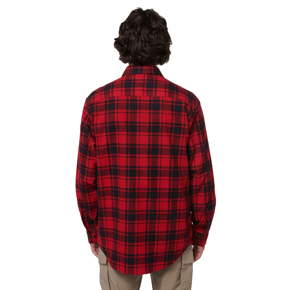 Hard Yakka Mens Core Flannel Shirt Red