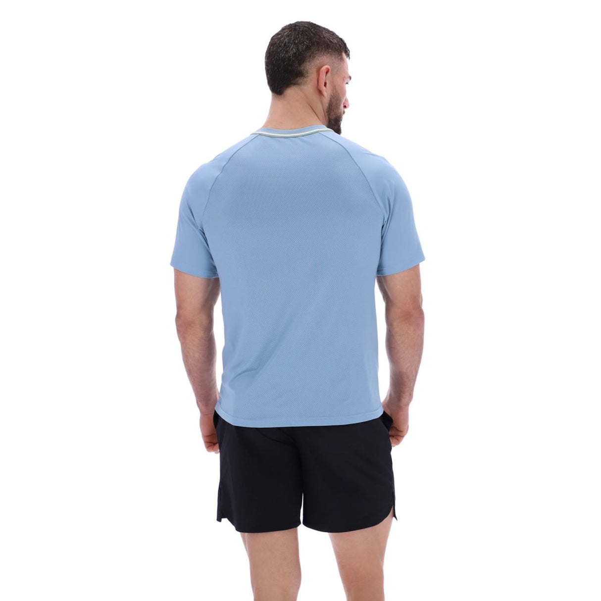 Ted Baker Sport Mens HARRISON Aeroflow Training T-Shirt Light Blue