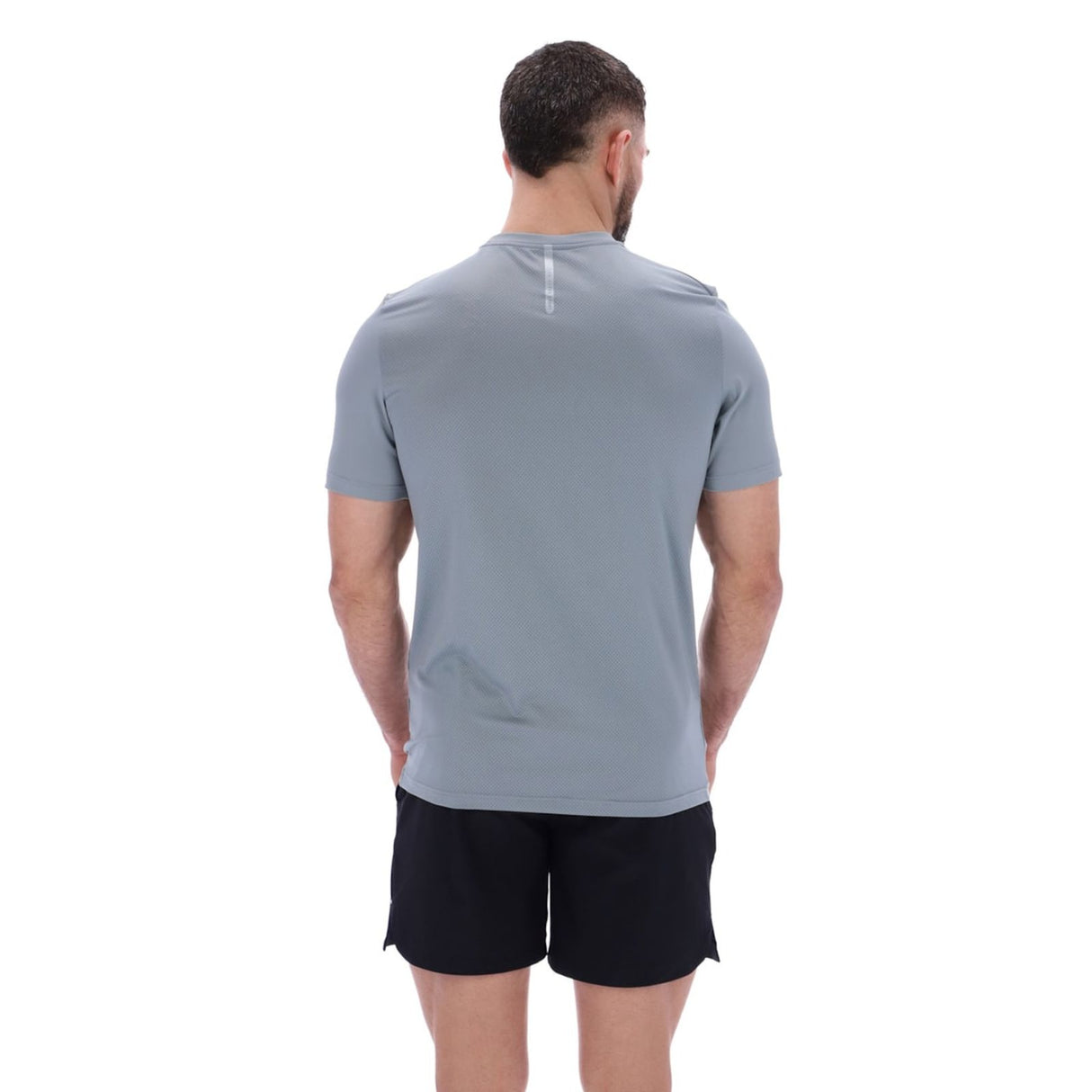 Ted Baker Sport Mens SAM Aeroflow Running T-Shirt Grey