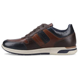Pod Mens Arrow Casual Shoe Navy/Tan