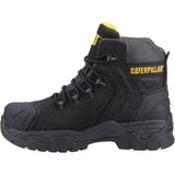 Caterpillar Mens Everett S3 WP Safety Boot Black