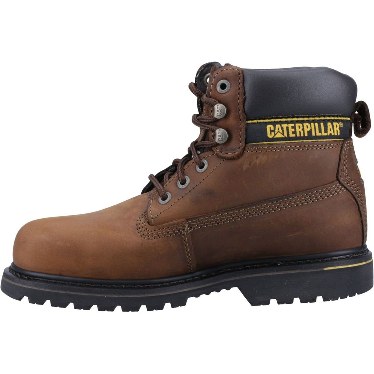 Caterpillar Mens Holton Safety Boot Brown