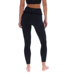 Ted Baker Sport Womens AGNES Comfort Ruffle Yoga Leggings Black