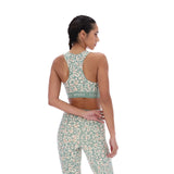 Ted Baker Sport Womens PANSY Essentials Printed Bra Light Green