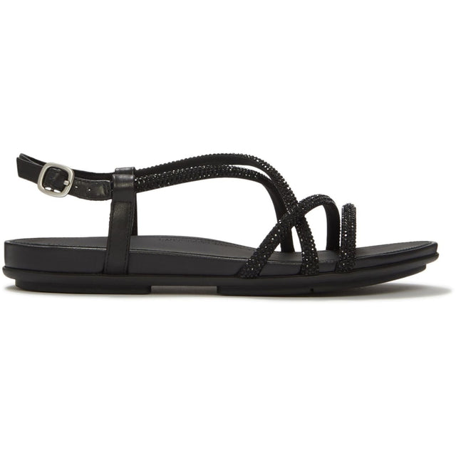 Fitflop Womens Gracie Crystal Sandals All Black